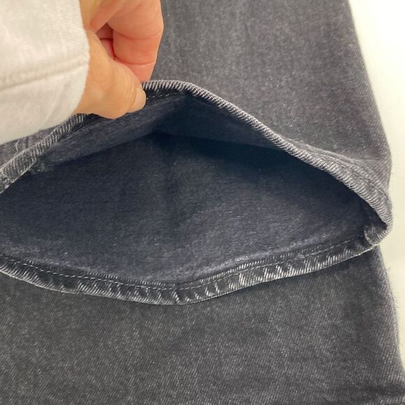 Levi's 501 Women's Denim Jeans Button Fly Straight Leg Black Size 42/30 - Picture 11 of 13